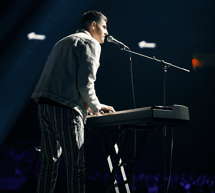 Artist live auf der Bühne